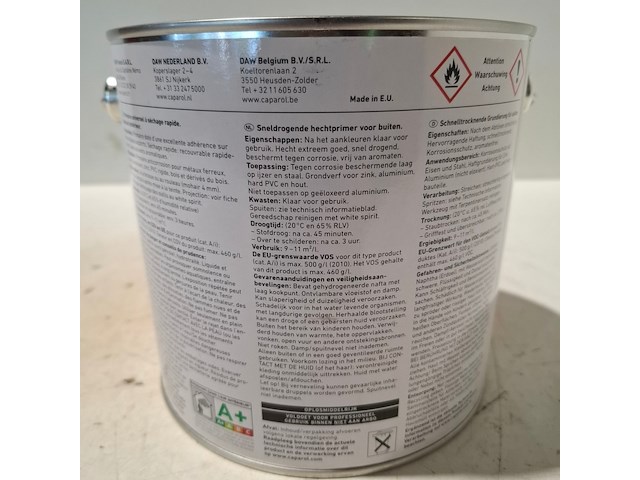 4 x 2,5 liter caparol allgrund, wit - afbeelding 3 van  4