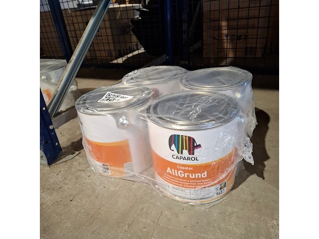 4 x 2,5 liter caparol allgrund, wit - afbeelding 1 van  4