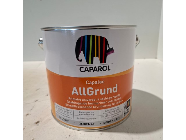 4 x 2,5 liter caparol allgrund, wit - afbeelding 2 van  4