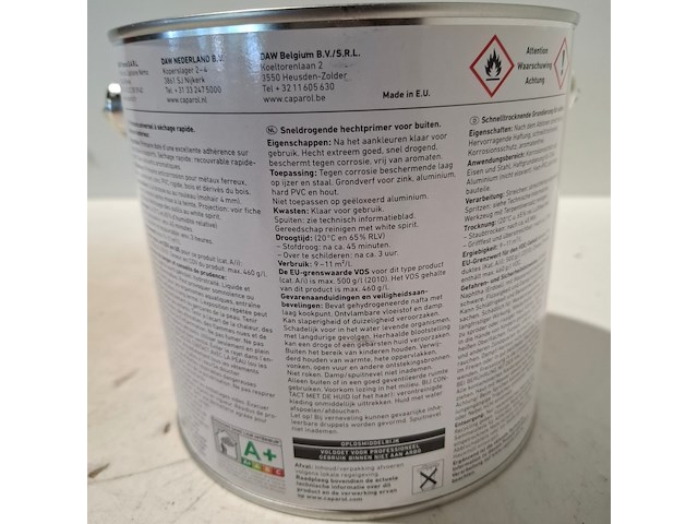 4 x 2,5 liter caparol allgrund, wit - afbeelding 3 van  4