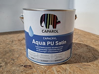 4 x 2,5 liter caparol pu satin, ral 9010 - afbeelding 2 van  5