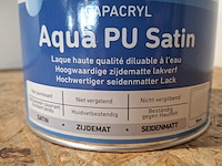 4 x 2,5 liter caparol pu satin, ral 9010 - afbeelding 4 van  5