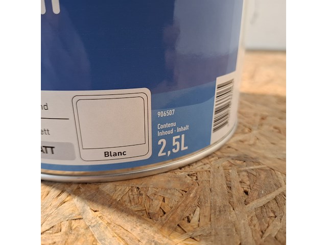 4 x 2,5 liter caparol pu satin, ral 9010 - afbeelding 5 van  5