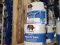 4 x 2,5 liter caparol pu satin, wit - afbeelding 1 van  5