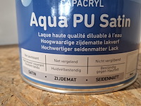 4 x 2,5 liter caparol pu satin, wit - afbeelding 4 van  5