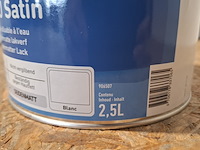 4 x 2,5 liter caparol pu satin, wit - afbeelding 5 van  5