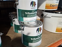 4 x 2,5 liter caparol trimaxx satin, ral 9010 - afbeelding 1 van  5