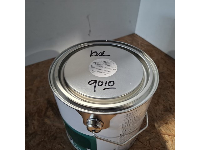 4 x 2,5 liter caparol trimaxx satin, ral 9010 - afbeelding 3 van  5