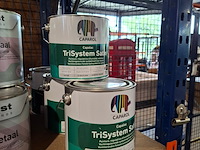 4 x 2,5 liter caparol trimaxx satin, ral 9010 - afbeelding 1 van  5
