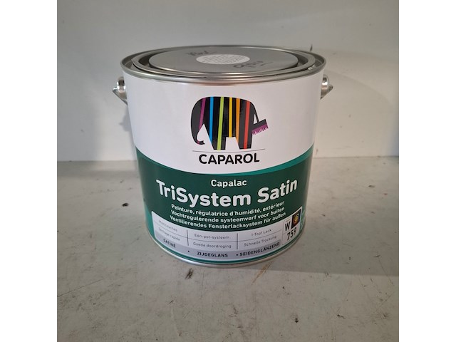 4 x 2,5 liter caparol trimaxx satin, ral 9010 - afbeelding 2 van  5