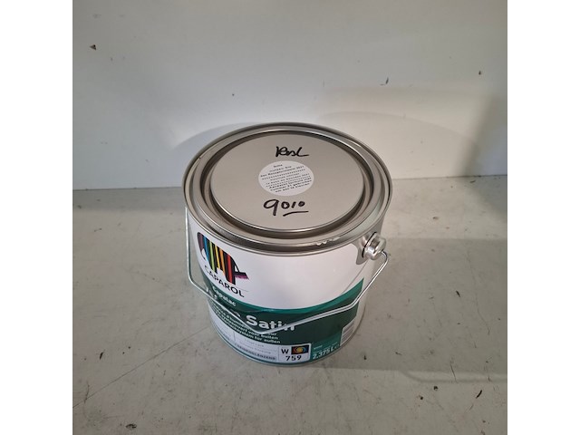4 x 2,5 liter caparol trimaxx satin, ral 9010 - afbeelding 5 van  5