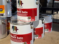 4 x 2,5 liter caparol trimaxx satin, ral 9010 - afbeelding 1 van  3
