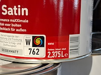4 x 2,5 liter caparol trimaxx satin, ral 9010 - afbeelding 3 van  3