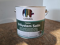 4 x 2,5 liter caparol trimaxx satin, wit - afbeelding 2 van  5