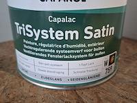 4 x 2,5 liter caparol trimaxx satin, wit - afbeelding 4 van  5