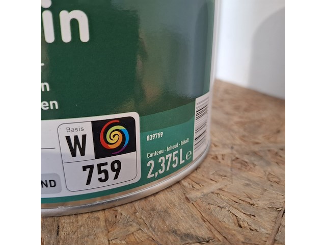 4 x 2,5 liter caparol trimaxx satin, wit - afbeelding 5 van  5