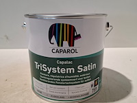 4 x 2,5 liter caparol trimaxx satin, wit - afbeelding 2 van  4