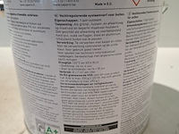 4 x 2,5 liter caparol trimaxx satin, wit - afbeelding 3 van  4