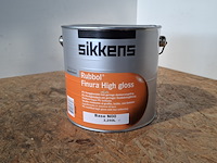 4 x 2,5 liter finura hoogglanslak, sikkens, n0.15.10/monumentengroen - afbeelding 2 van  5