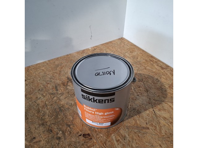 4 x 2,5 liter finura hoogglanslak, sikkens, n0.15.10/monumentengroen - afbeelding 3 van  5