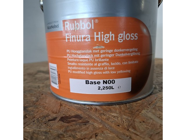 4 x 2,5 liter finura hoogglanslak, sikkens, n0.15.10/monumentengroen - afbeelding 4 van  5