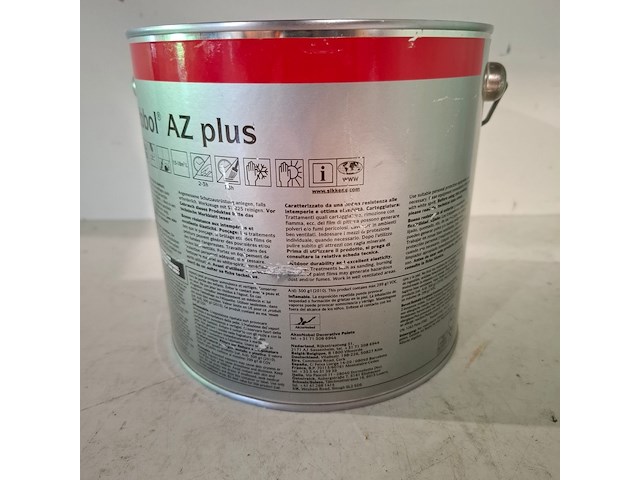 4 x 2,5 liter hoogglanslak, sikkens, rubbol az, monumentengroen / n0.15.10 - afbeelding 4 van  6