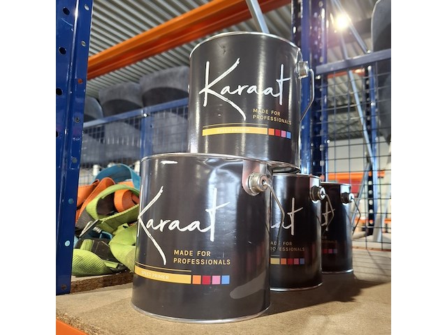 4 x 2,5 liter sneldrogende grondverf, karaat, wit - afbeelding 1 van  5