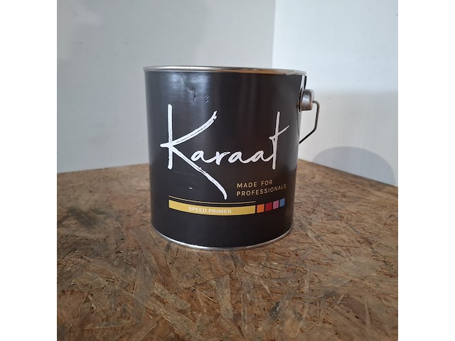 4 x 2,5 liter sneldrogende grondverf, karaat, wit - afbeelding 2 van  5