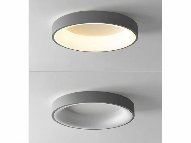 4 x anello led plafond lamp grijs - afbeelding 7 van  8