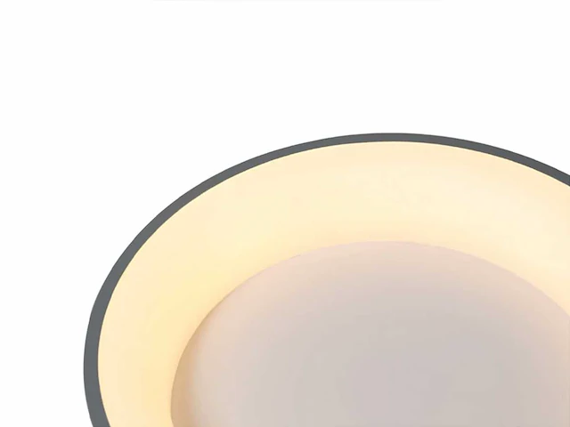4 x anello led plafond lamp zwart - afbeelding 5 van  7