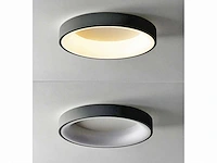 4 x anello led plafond lamp zwart - afbeelding 5 van  8