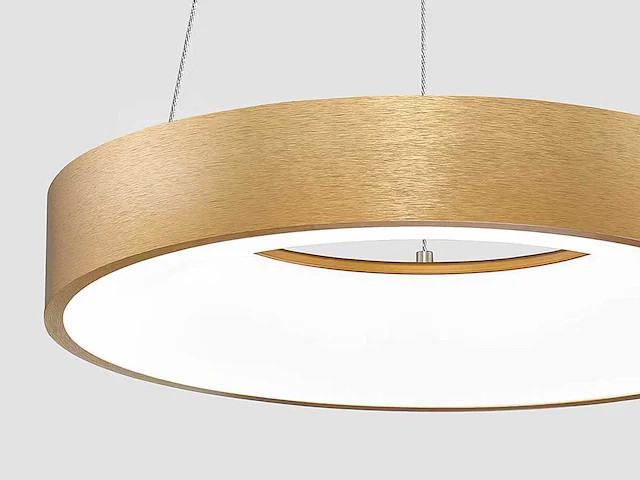 4 x annello hanglamp goud, led 36w, 3000k - afbeelding 5 van  9