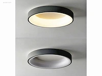 4 x annello led plafond lamp zwart - afbeelding 2 van  6