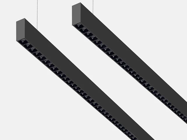 4 x b52 led design pendel armatuur zwart - afbeelding 1 van  6