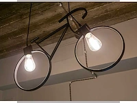 4 x bici hanglampen zwart, e27