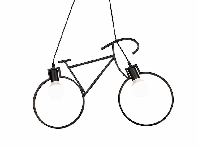4 x bici hanglampen zwart, e27 - afbeelding 6 van  7