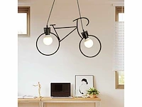 4 x bici hanglampen zwart, e27 - afbeelding 7 van  7