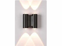 4 x bidirectionele led wandlamp – 4w – 3500k warm wit – ip54 – sw-47-2