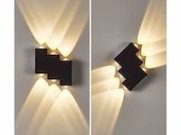 4 x bidirectionele led wandlamp – 6w – 3500k warm wit – ip54 – sw-45-3