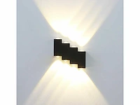 4 x bidirectionele led wandlamp – 8w – 3500k warm wit – ip54 – sw-45-4 - afbeelding 6 van  7