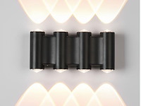 4 x bidirectionele led wandlamp – 8w – 3500k warm wit – ip54 – sw-47-4 - afbeelding 1 van  3