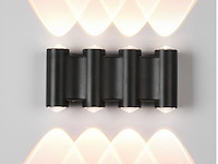 4 x bidirectionele led wandlamp – 8w – 3500k warm wit – ip54 – sw-47-4 - afbeelding 1 van  3