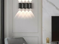 4 x bidirectionele led wandlamp – 8w – 3500k warm wit – ip54 – sw-47-4 - afbeelding 2 van  3
