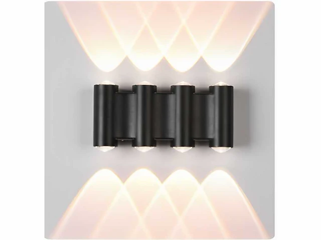 4 x bidirectionele led wandlamp – 8w – 3500k warm wit – ip54 – sw-47-4 - afbeelding 4 van  6