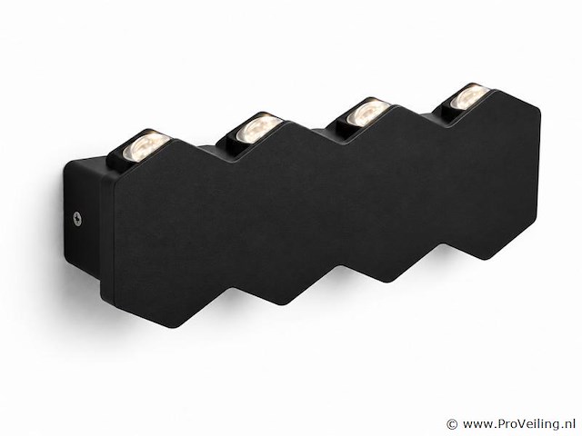 4 x bidirectionele led wandlamp – 8w – 3500k warm wit – ip54 – sw-51-4 - afbeelding 2 van  4