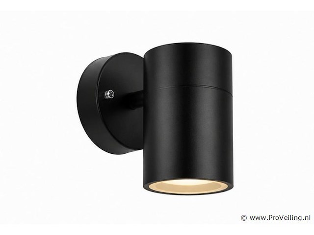 4 x buiten wandlamp gu10 – zwart – ip44 – manolya-1 - afbeelding 2 van  5