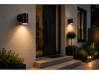 4 x buiten wandlamp gu10 – zwart – ip44 – manolya-1