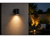 4 x buiten wandlamp gu10 – zwart – ip44 – manolya-1 - afbeelding 9 van  15