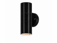 4 x buiten wandlamp up & down – 2xgu10 – zwart – ip44 – manolya-2 - afbeelding 8 van  15