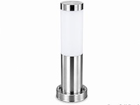 4 x buitenlamp tuinpaal – e27 – chroom – ip44 – 325mm – defne-3 - afbeelding 2 van  5